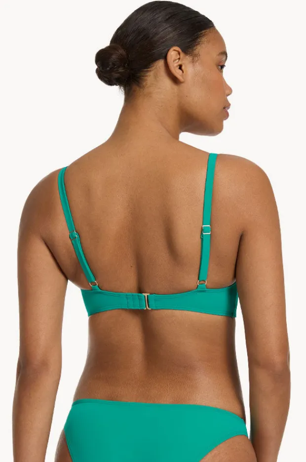 Bikini Tops|Jets et C/D Cup Trim Tri Top Mineral