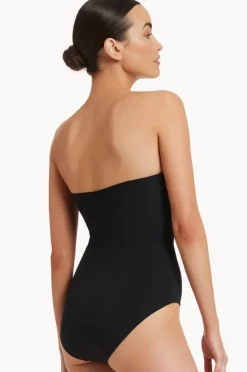 One Pieces|Jets et D/DD Cup Twist Bandeau One Piece Black