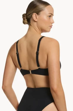 Bikini Tops|Jets et D/DD Cup Underwire Tri BLACK