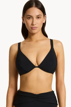 Bikini Tops|Jets et E/F Cup Underwire Tri BLACK