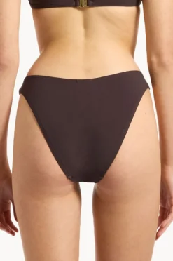 Bottoms|Jets et High Leg Pant Chocolate