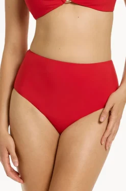 Bottoms|Jets et High Waist Pant Rosso