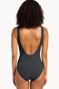 One Pieces|Jets et Lien Plunge One Piece Charcoal