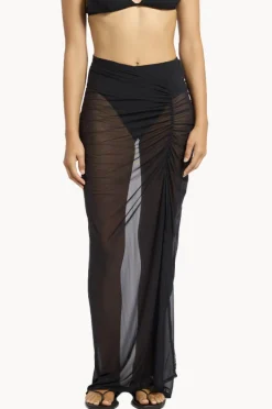 Sarongs|Jets et Lure Mesh Skirt BLACK