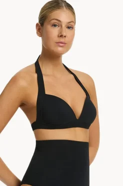 Bikini Tops|Jets et Moulded Halter Black