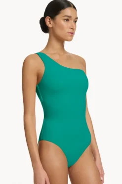 One Pieces|Jets et One Shoulder One Piece Mineral