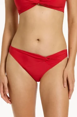 Bottoms|Jets et Twist Front Pant Rosso