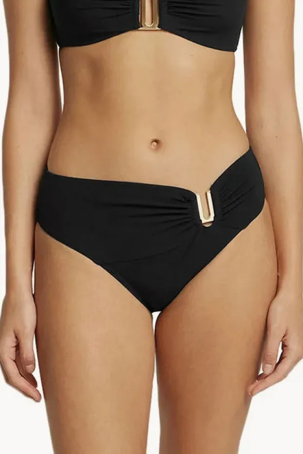 Bottoms|Jets et U Trim Mid Pant Black