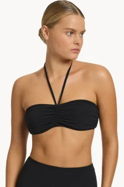 Bikini Tops|Jets et Underwire Bandeau Halter BLACK