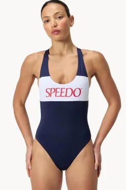 One Pieces|Speedo Jetstream Racerback One Piece Navy