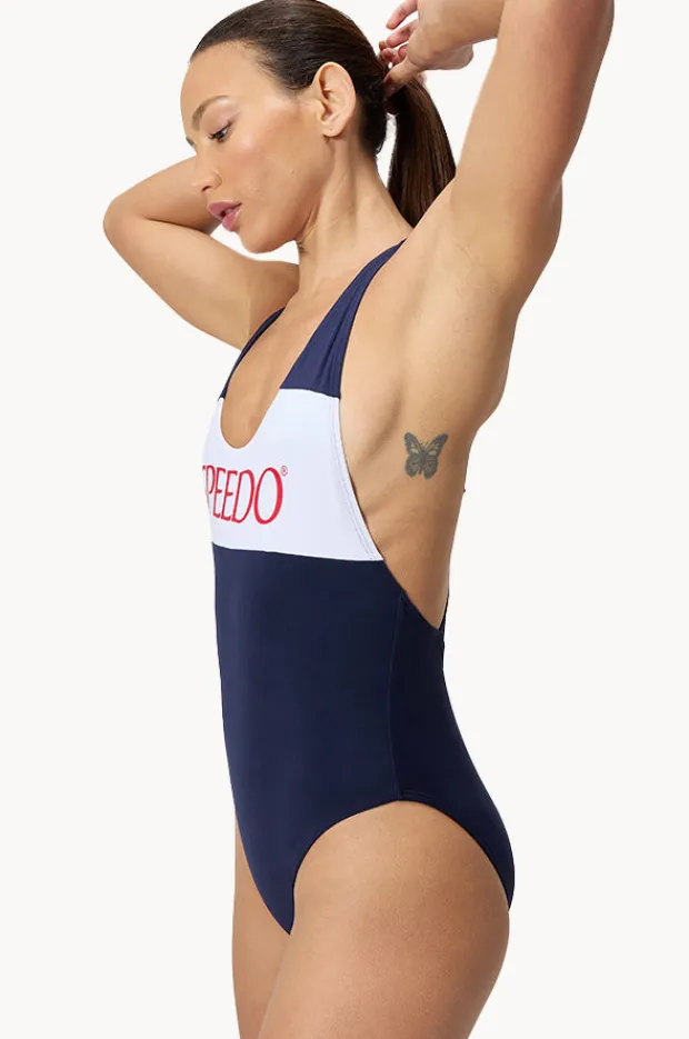 One Pieces|Speedo Jetstream Racerback One Piece Navy