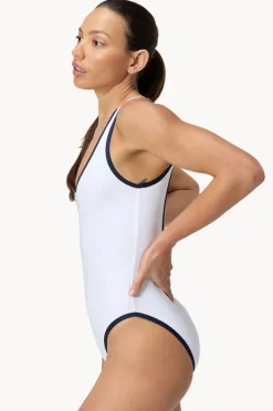 One Pieces|Speedo Jetstream Solid Scoop One Piece White