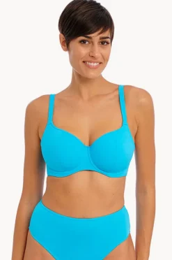 Bikini Tops|Freya Jewel Cove G Cup Sweetheart Bra Turquoise