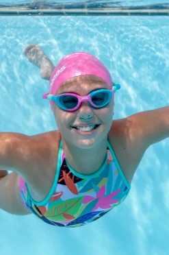 Goggles|Goggles|Zoggs Junior Little Super Seal Goggle Pink/purple