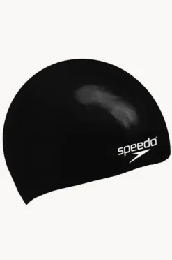 Swim Caps|Speedo Junior Moulded Silicone Cap Black