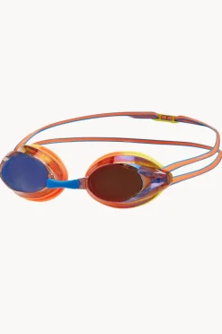 Goggles|Goggles|Speedo Junior Opal Mirror Goggle Orange/blue