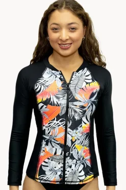 Rashies & Sunsuits|Salty Ink Kailani Reef Long Sleeve Suntop Coral