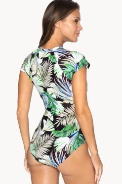 Rashies & Sunsuits|Nip Tuck Kakadu Una Sunsuit Black