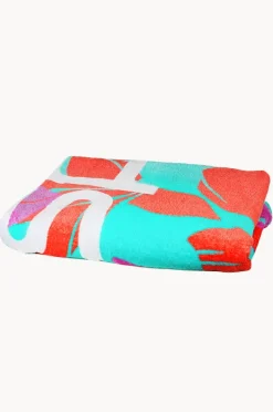 Sport Towels|Towels|Speedo Kaluna Floral Beach Towel Arctic