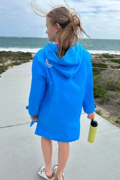 Towel Robes & Ponchos|Towel Robes & Ponchos|Back Beach Co Kids Alaskan Deck Coat 5-7Y Blue