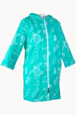 Towel Robes & Ponchos|Back Beach Co Kids Australia Hooded Towel Robe 7-11Y Teal