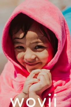 Towel Robes & Ponchos|Towel Robes & Ponchos|Wovii Kids Hooded Towel 2-6Y Fairy floss