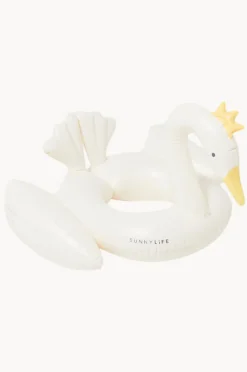 Pool Inflatables|Sunny Life Kids Princess Swan Tube Pool Ring Multi