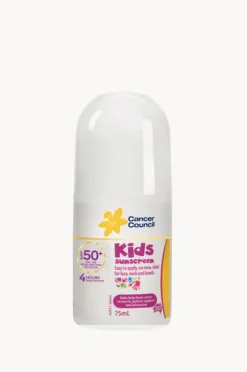 Travel|Home & Body|Cancer Council Australia Kids Roll On Sunscreen 50+ 75ml