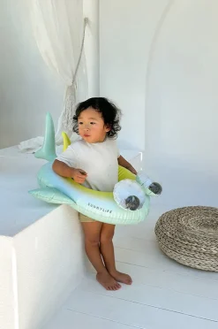 Pool Inflatables|Sunny Life Kids Salty The Shark Tube Pool Ring Multi