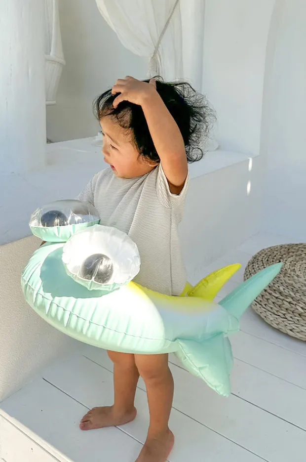 Pool Inflatables|Sunny Life Kids Salty The Shark Tube Pool Ring Multi