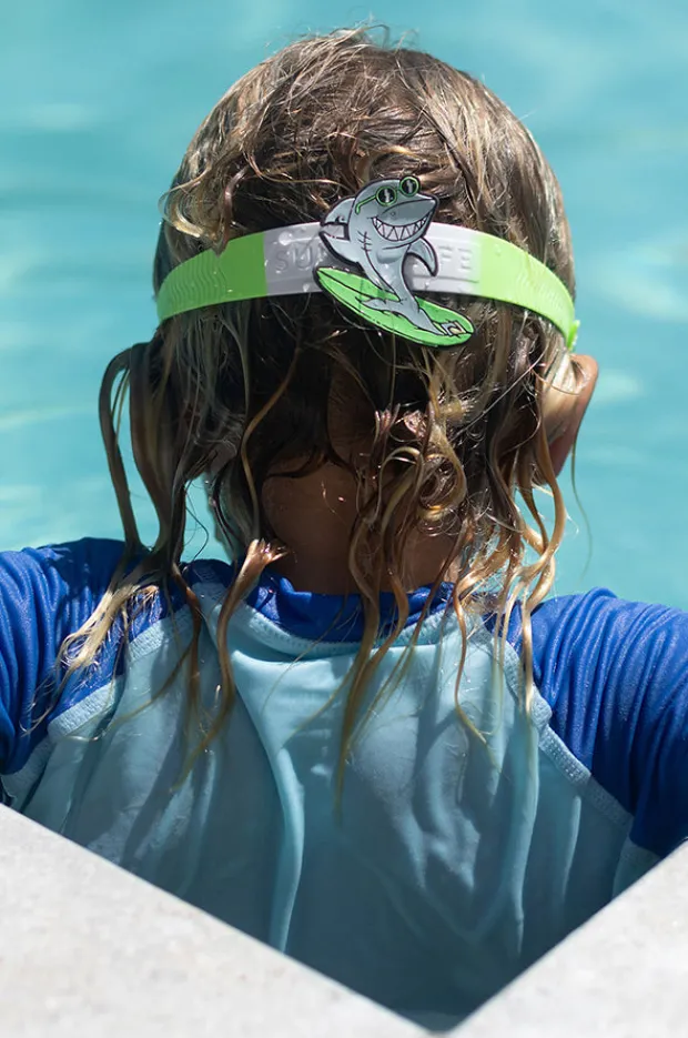Goggles|Goggles|Sunny Life Kids Shred Shark Swim Goggle Green