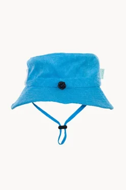 Hats|Hats|Acorn Kids Terry Towelling Bucket Hat Azure