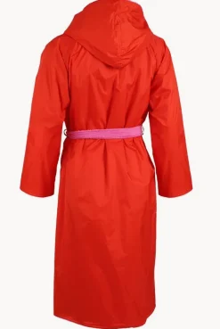 Towel Robes & Ponchos|Towel Robes & Ponchos|Rappco Kids Waterproof Hooded Towelling Robe 3-9Y Orange/pink