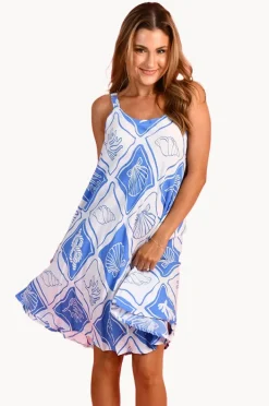 Dresses|Go Girl Kingfisher Margot Dress Blue/white