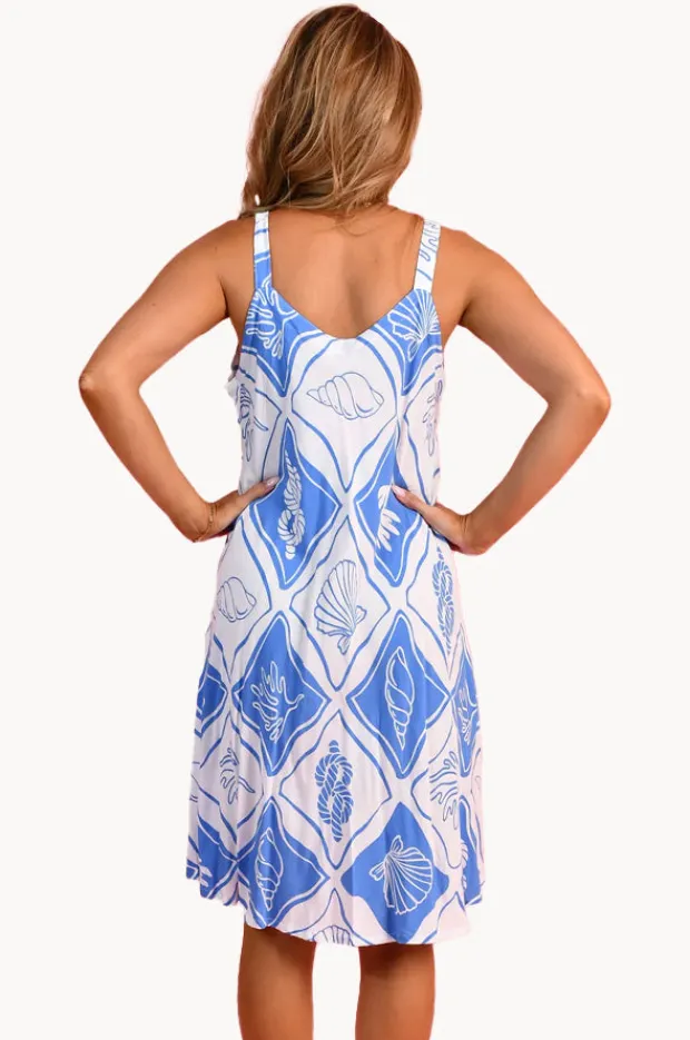 Dresses|Go Girl Kingfisher Margot Dress Blue/white