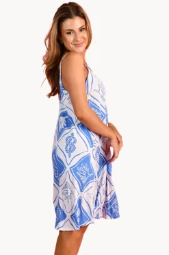 Dresses|Go Girl Kingfisher Margot Dress Blue/white