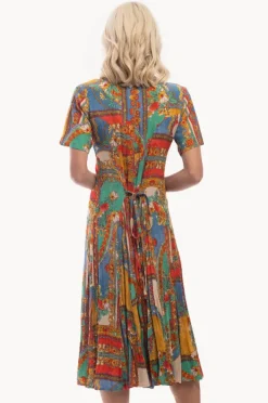 Dresses|Orientique Kinsale Godet Sleeve Dress Multi