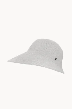 Headwear|Cherry Red Knit Visor Cap White