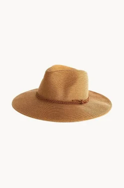 Headwear|Sundaise Knot Trim Packable Panama Hat Caramel