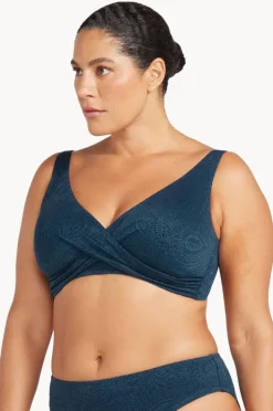 Bikini Tops|Artesands La Traviata Delacroix Cross Front Bra Navy