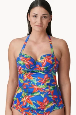 Tankini Tops|Prima Donna Latakia F Cup Tankini Separate Blue/Multi