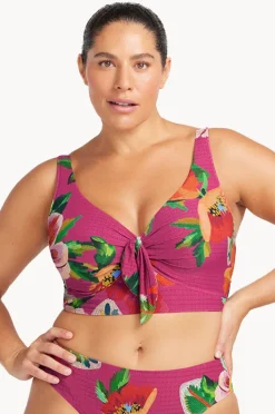 Bikini Tops|Artesands Le Recife Cezanne D/DD Cup Midriff Bra Pink