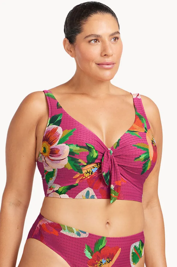 Bikini Tops|Artesands Le Recife Cezanne D/DD Cup Midriff Bra Pink