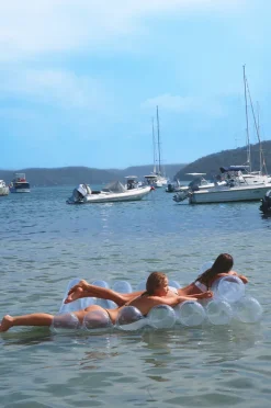 Pool Inflatables|Sunny Life Le Weekend Luxe Twin Tube Lilo Clear