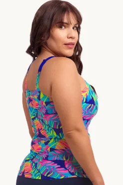 Tankini Tops|Funkita Leaving Today Scoop Neck Tankini Separate Navy/multi