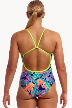 One Pieces|Funkita Leaving Today Single Strap One Piece Navy/multi