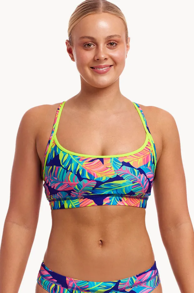 Bikini Tops|Funkita Leaving Today Sports Top Navy/multi