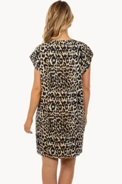 Dresses|Sundrenched Leopard Cruiser Dress Black