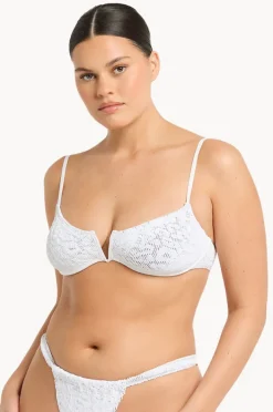 Bikini Tops|Bond-eye Leopard Nora Balconette WHITE