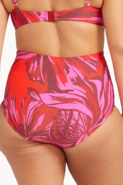 Bottoms|Artesands Les Fauves Botticelli High Waist Pant Red